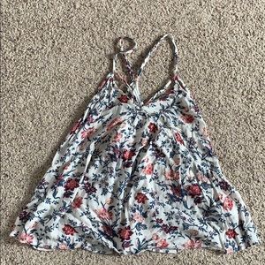 Floral American Eagle tank top